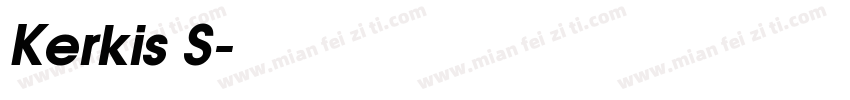 Kerkis S字体转换